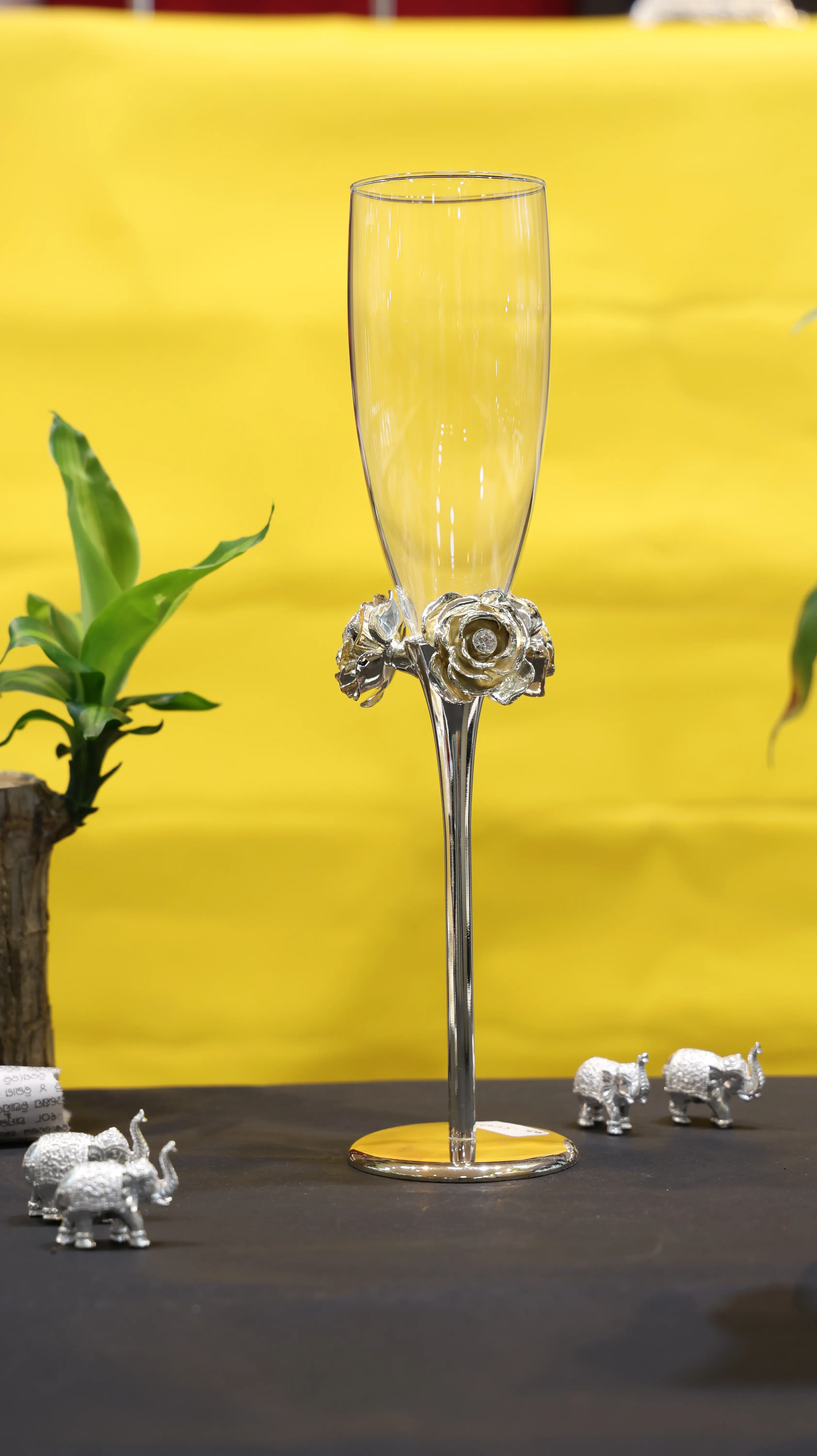  Filigree Silver Glass